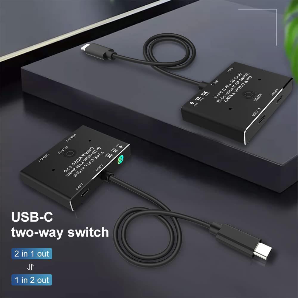    ó, USB C ó ñ, PC  ޴ ø, 2 in 1 Out, 1 in 2 Out, 100w, 8k, 10Gbps